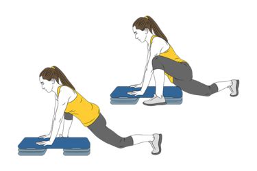 Zancadas Alternas en Step: Potencia tu。